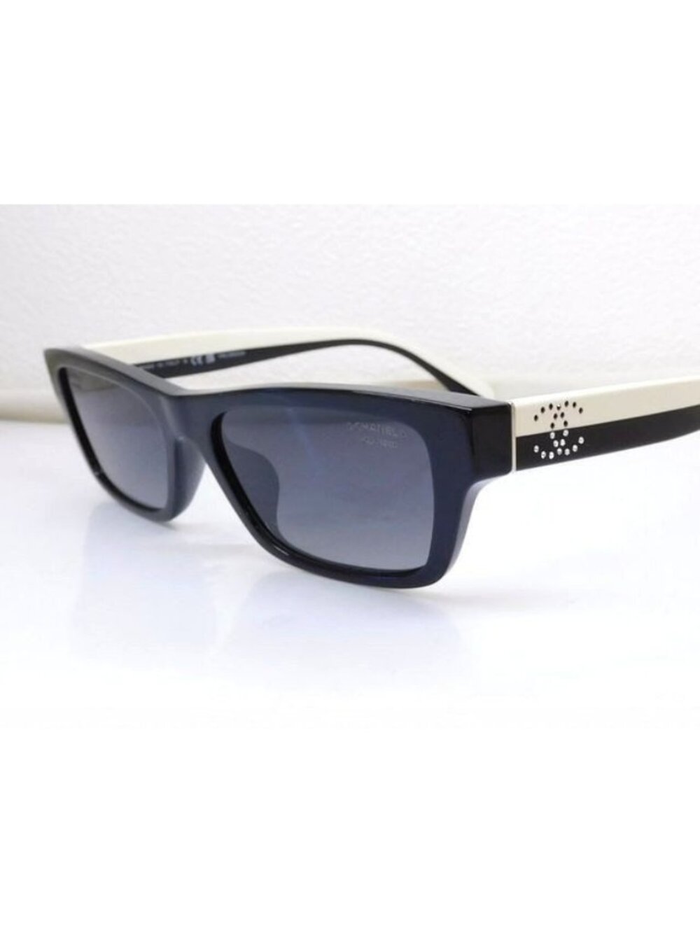 Chanel Sunglasses Rectangle Shape Eyewear CC Logo